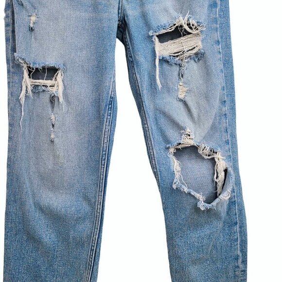 Abercrombie & Fitch Curve Love Ankle Straight Ultra High Rise Denim Jeans 2s - Picture 3 of 12